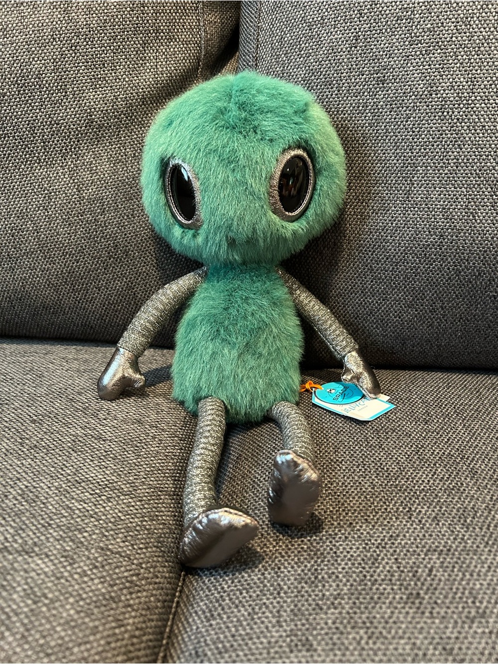 NWT Jellycat Zyllan Alien Plush Toy / Authentic Green Space Collectible